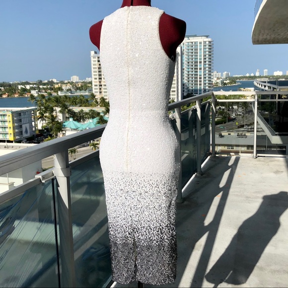 Dress The Population Shawn Sequin Ombré Dress - Picture 8 of 14